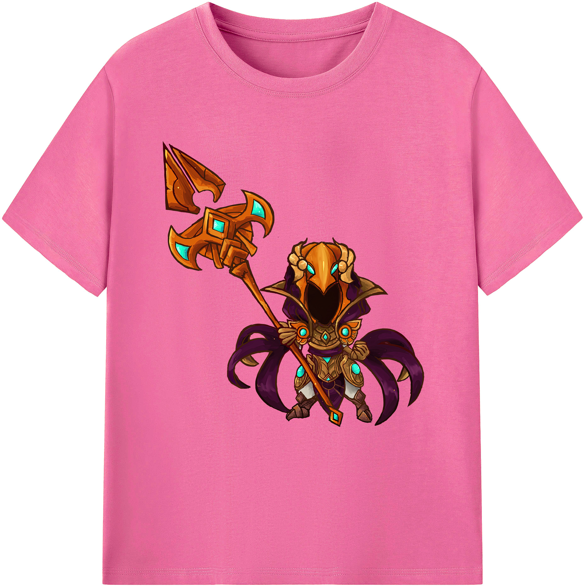 （画像用） リーグ・オブ・レジェンド League of Legends LOL レディースカジュアルプリントTシャツ（綿100％）